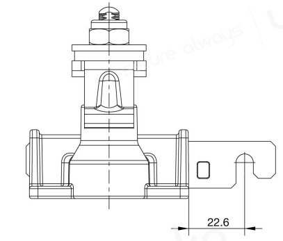 Зацеп компрессионного замка 18802-2314 серия