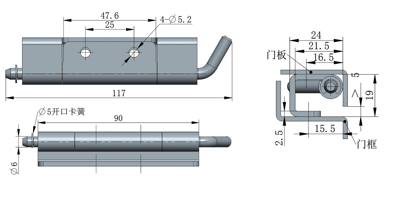 CL283-4-HINGE-NINGBO