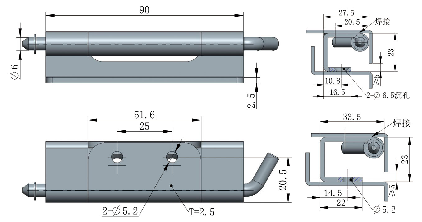 CL283-1-2-HINGE-NINGBO